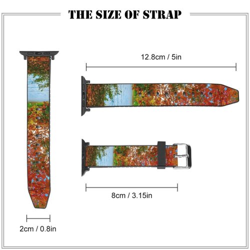 yanfind Watch Strap for Apple Watch United Plant Trunk River Pictures Outdoors Stock Tree Free Baldwinsville Leaves Compatible with iWatch Series 5 4 3 2 1