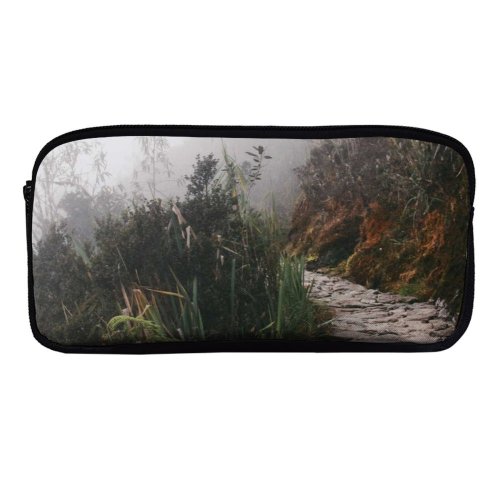 yanfind Pencil Case YHO Yoga Images Peru Path Reed Building Flora Backpacking Grass Plant Agavaceae Free Zipper Pens Pouch Bag for Student Office School
