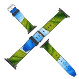 yanfind Watch Strap for Apple Watch Johannes Plenio Grass Landscape Sky Tree Clear Beautiful Scenery Daytime Compatible with iWatch Series 5 4 3 2 1