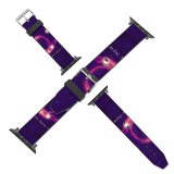 yanfind Watch Strap for Apple Watch Celebrations Year Happy Fireworks Dark Compatible with iWatch Series 5 4 3 2 1