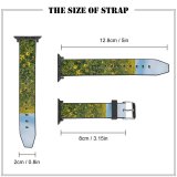 yanfind Watch Strap for Apple Watch Rural Countryside Plant Pasture Farm Pictures Grassland Outdoors Free Flower Field Compatible with iWatch Series 5 4 3 2 1