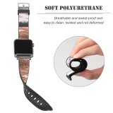 yanfind Watch Strap for Apple Watch Abies Scenery Range Tree  Plant Fir Free Ground Basin Compatible with iWatch Series 5 4 3 2 1