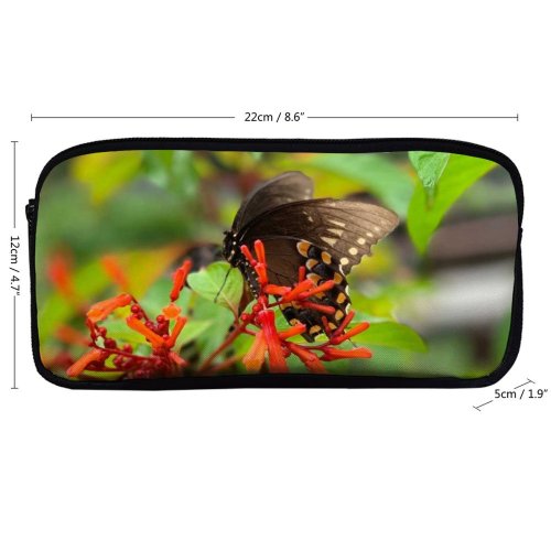 yanfind Pencil Case YHO Nectar Bee Images Insect Fl Plant Free States Natural Largo Invertebrate Honey Zipper Pens Pouch Bag for Student Office School