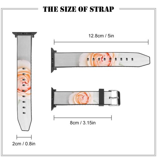 yanfind Watch Strap for Apple Watch Just Rose Plant Married Table Pictures Petals Macro  Stock Wedding Compatible with iWatch Series 5 4 3 2 1