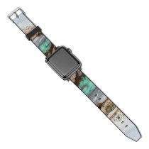 yanfind Watch Strap for Apple Watch Colours Promontory Skagsanden Domain Pictures Lofoten Outdoors Grey Stone Range Compatible with iWatch Series 5 4 3 2 1