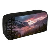 yanfind Pencil Case YHO Todd Scarbrough Yosemite National Park Valley Misty Morning Zipper Pens Pouch Bag for Student Office School