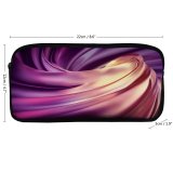 yanfind Pencil Case YHO Abstract Swirls  MateBook Pro Zipper Pens Pouch Bag for Student Office School
