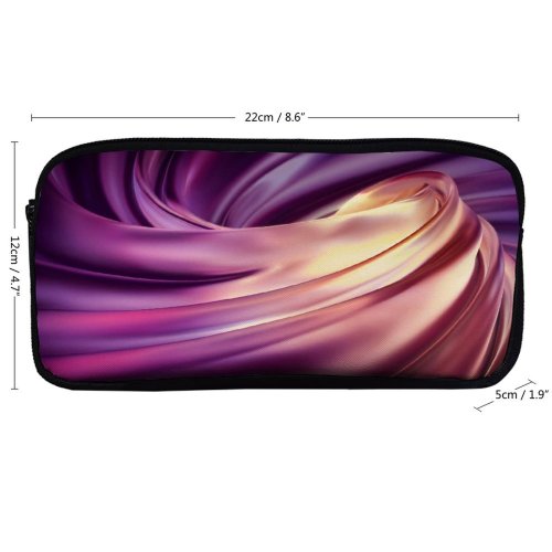 yanfind Pencil Case YHO Abstract Swirls  MateBook Pro Zipper Pens Pouch Bag for Student Office School