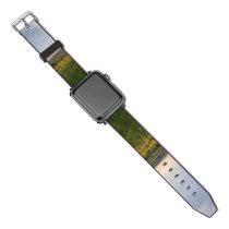 yanfind Watch Strap for Apple Watch Rural Countryside Road Farm Lines Pictures PNG Grassland Outdoors Trnava Donja Compatible with iWatch Series 5 4 3 2 1