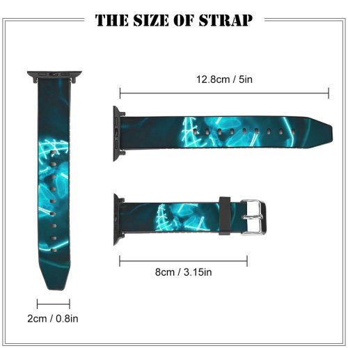 yanfind Watch Strap for Apple Watch Vitaliy Art LED Neon Urban Compatible with iWatch Series 5 4 3 2 1