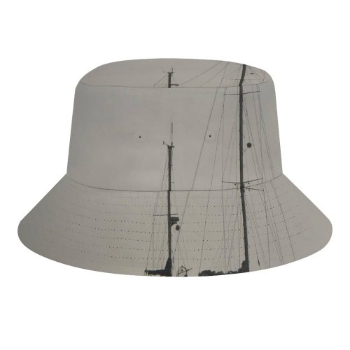 yanfind Adult Fisherman's Hat Vehicle Sailboat Calm Solitude Atmospheric Sail Boat Ship Morro Bay Watercraft Ocean Fishing Fisherman Cap Travel Beach Sun protection