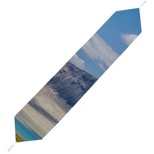 Yanfind Table Runner Scenery Sand Ground Travel Outdoors Wallpapers Land Tajikistan Creative Images Countryside Everyday Dining Wedding Party Holiday Home Decor