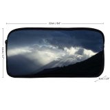 yanfind Pencil Case YHO Atmosphere Highland Light Scenery Mountainous Sunshine Atmospheric  Stormy Cloud Sky Zipper Pens Pouch Bag for Student Office School