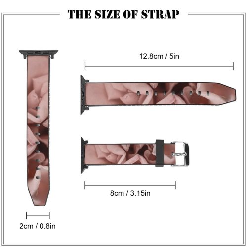 yanfind Watch Strap for Apple Watch Flower Rose Images Carnation Free Peony Plant Petal Pictures Compatible with iWatch Series 5 4 3 2 1