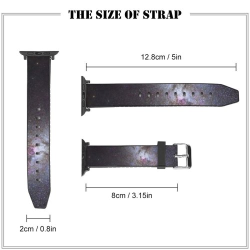 yanfind Watch Strap for Apple Watch Universe Galaxy Evening Milky Sky Nebula Night Tofino Outer  Space Compatible with iWatch Series 5 4 3 2 1