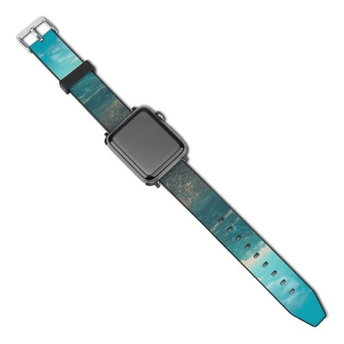 yanfind Watch Strap for Apple Watch Scenery Range Sky Slope  Free Outdoors Wallpapers Images Landscape Panoramic Compatible with iWatch Series 5 4 3 2 1