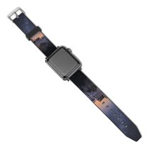 yanfind Watch Strap for Apple Watch Massimiliano Morosinotto Neuschwanstein Castle Landscape Starry Sky Ancient Architecture Astronomy  Outer Compatible with iWatch Series 5 4 3 2 1