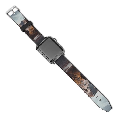 yanfind Watch Strap for Apple Watch Abies Road Pine Plant Spruce Pictures PNG Outdoors Unsaturated Tree Fir Compatible with iWatch Series 5 4 3 2 1