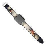 yanfind Watch Strap for Apple Watch  Winter Lake Elegant Bird Vertebrate Ducks Geese Swans Beak Waterfowl Neck Compatible with iWatch Series 5 4 3 2 1