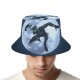 yanfind Adult Fisherman's Hat Graphics CGI Black Dark SpiderMan Night Monkey MARVEL Contest Champions Fishing Fisherman Cap Travel Beach Sun protection