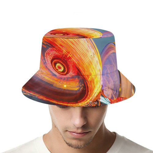 yanfind Adult Fisherman's Hat Philippe Clairo Calgary Stampede Alberta Canada Exposure Carnival Circular Outdoor Cloudy Sky Fishing Fisherman Cap Travel Beach Sun protection
