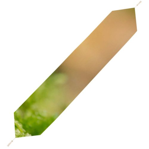 Yanfind Table Runner Blur Freshness Forest Little Desktop Grass Light Macro Moss Growth Mycena Toadstool Everyday Dining Wedding Party Holiday Home Decor