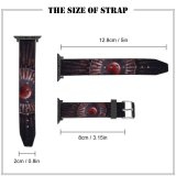 yanfind Watch Strap for Apple Watch Oliver Henze Black Dark Blood  Sky  Circular Wood Photoshop Compatible with iWatch Series 5 4 3 2 1