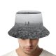 yanfind Adult Fisherman's Hat Settlement Area City Sky Tour Home Effeil City Befog Metropolitan Cityscape Paris Fishing Fisherman Cap Travel Beach Sun protection