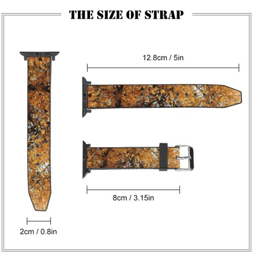 yanfind Watch Strap for Apple Watch United Plant  Trunk Creative Pictures Tree Leaves Maple Ig Autumn Compatible with iWatch Series 5 4 3 2 1