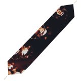Yanfind Table Runner Blur Focus Dark Design Shining Illuminated Insubstantial Technology Light Luminescence Abstract Round Everyday Dining Wedding Party Holiday Home Decor