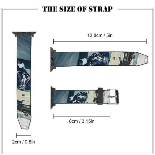 yanfind Watch Strap for Apple Watch Bikes Kawasaki Ninja ZX R Winter Test  Racing Compatible with iWatch Series 5 4 3 2 1