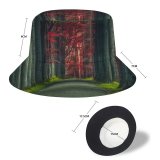 yanfind Adult Fisherman's Hat Hmetosche Forest Road Trees Woods Sunset Autumn Forest Dawn Pathway Scenic Fishing Fisherman Cap Travel Beach Sun protection