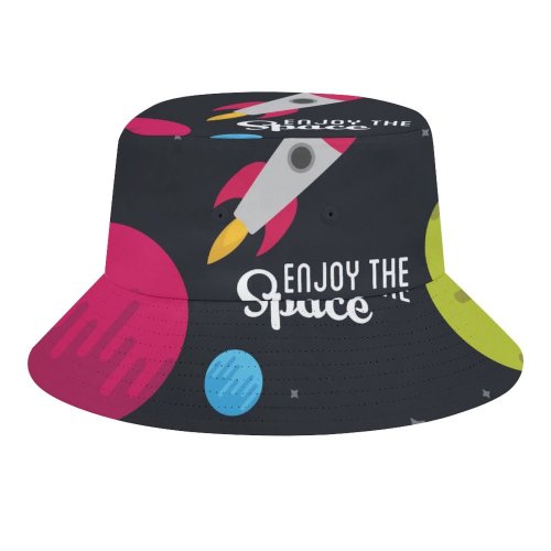 yanfind Adult Fisherman's Hat Space Spacecraft Rocket Planets Stars Fishing Fisherman Cap Travel Beach Sun protection