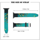 yanfind Watch Strap for Apple Watch Silhouette Aquatic Imagination Mood Reef Ocean Texture Outdoors Wallpapers Fantasy Creative Compatible with iWatch Series 5 4 3 2 1