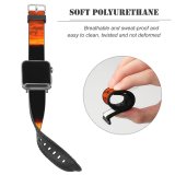 yanfind Watch Strap for Apple Watch Sunrise  Fire Sky Afterglow Morning Sunset Horizon Cloud Evening Dusk Compatible with iWatch Series 5 4 3 2 1