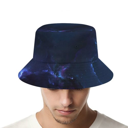 yanfind Adult Fisherman's Hat Starkiteckt Space Black Dark Nebulae Cosmic Stars Dark Dark Digital Astronomy Fishing Fisherman Cap Travel Beach Sun protection