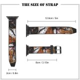 yanfind Watch Strap for Apple Watch   Big Cat Carnivore Wild Closeup Compatible with iWatch Series 5 4 3 2 1