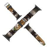 yanfind Watch Strap for Apple Watch  Face Closeup Big Cat Wildlife Compatible with iWatch Series 5 4 3 2 1