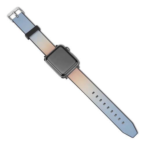 yanfind Watch Strap for Apple Watch Dawn Minimal Horizon Sky Gradien Domain Sunset Dusk Public Outdoors Wallpapers Compatible with iWatch Series 5 4 3 2 1