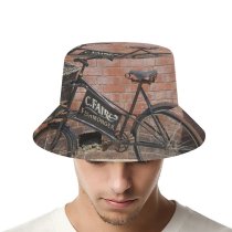 yanfind Adult Fisherman's Hat Work Old Saddle Vehicle Brick Bycicle Ride Classic Wheel Accessory Street Vintage Fishing Fisherman Cap Travel Beach Sun protection