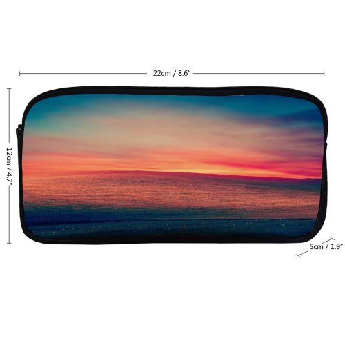 yanfind Pencil Case YHO  XP Landscape Hills Morning Light Zipper Pens Pouch Bag for Student Office School