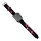 yanfind Watch Strap for Apple Watch Black Dark Love Hearts Bokeh Glowing Lights Vibrant Blurred Heart Compatible with iWatch Series 5 4 3 2 1
