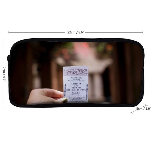 yanfind Pencil Case YHO Images Ticket Buena Fl Lake Studios  Typography Pictures Zipper Pens Pouch Bag for Student Office School