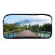 yanfind Pencil Case YHO Viktor Wooden  Banff National Park Trees  Peak Cloudy Sky Landscape Zipper Pens Pouch Bag for Student Office School