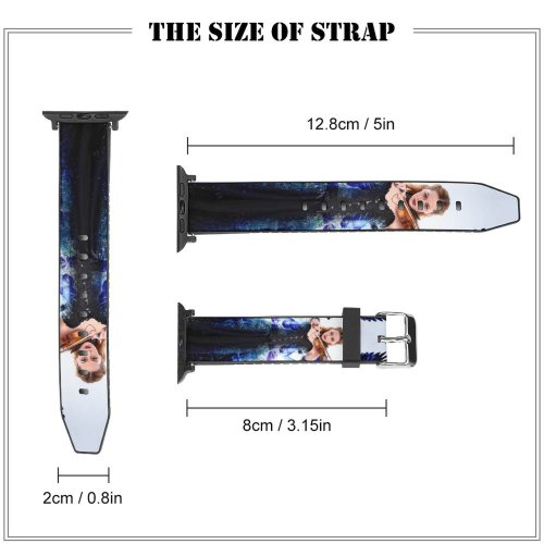 yanfind Watch Strap for Apple Watch Chiara Lily Fantasy Dream Violin Birds Surreal Compatible with iWatch Series 5 4 3 2 1