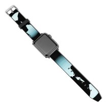 yanfind Watch Strap for Apple Watch Dark Love Couple Silhouette Together Romantic Compatible with iWatch Series 5 4 3 2 1
