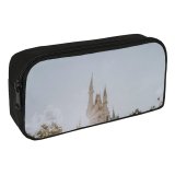 yanfind Pencil Case YHO Images Castle Building Buena River Fun Wallpapers Lake Architecture Tree Free Church Zipper Pens Pouch Bag for Student Office School