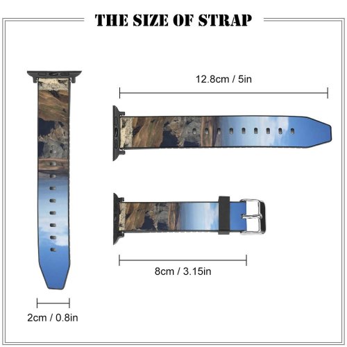 yanfind Watch Strap for Apple Watch Landscape Domain Canyon Valley Pictures Outdoors Mesa Panoramic Public 延边朝鲜族自治州 Plateau Compatible with iWatch Series 5 4 3 2 1