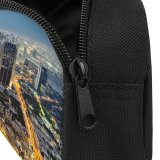 yanfind Pencil Case YHO Dubai City Aerial Cityscape City Lights Exposure United Arab Emirates Skyscrapers High Zipper Pens Pouch Bag for Student Office School