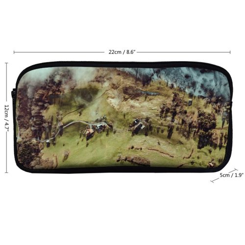 yanfind Pencil Case YHO Images HQ Landscape Wallpapers Outdoors Cool Scenery Aircraft Art Helicopter Pictures Birds Zipper Pens Pouch Bag for Student Office School